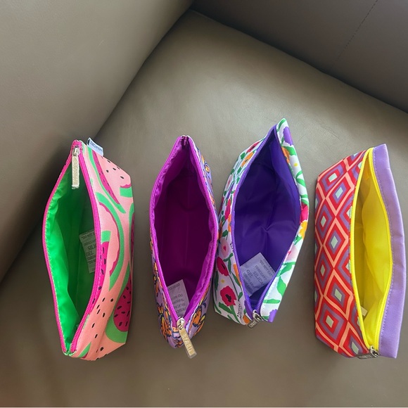 Clinique Butterfly, Watermelon,Flowers and Patterns Cosmetic Bags💜Set of 4! - Picture 12 of 17
